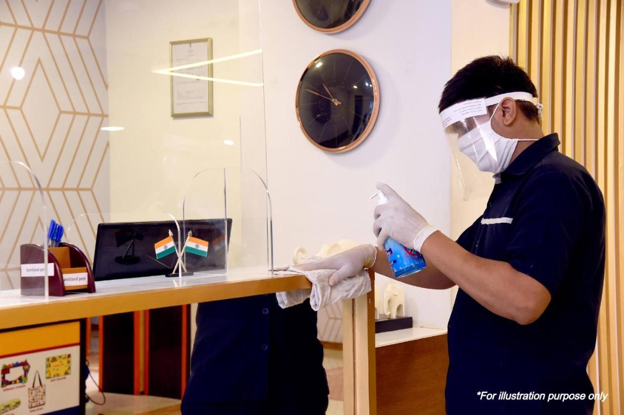 Vaccinated Staff- Spot On 63896 New Hotel Indraprastha Bhopal Buitenkant foto